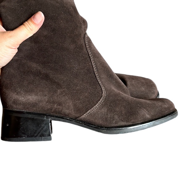 La Canadienne Passion Riding Boot Wide Leather Suede Womens Size 9 Brown - Picture 14 of 15